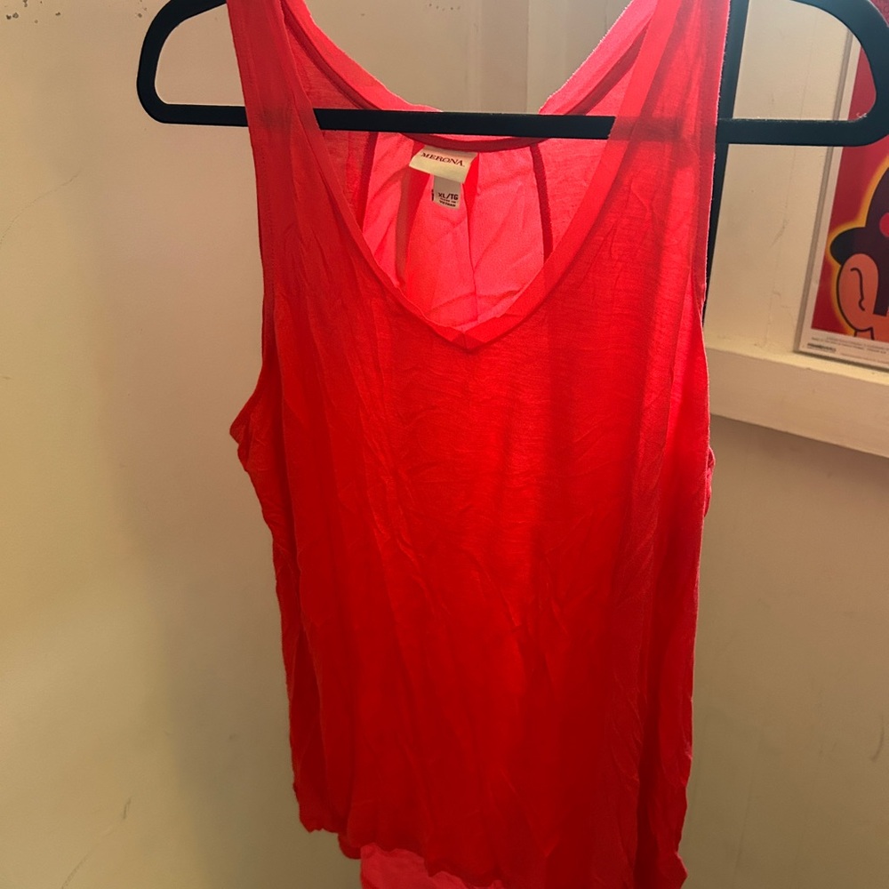 Merona Bright Pink Tank Top